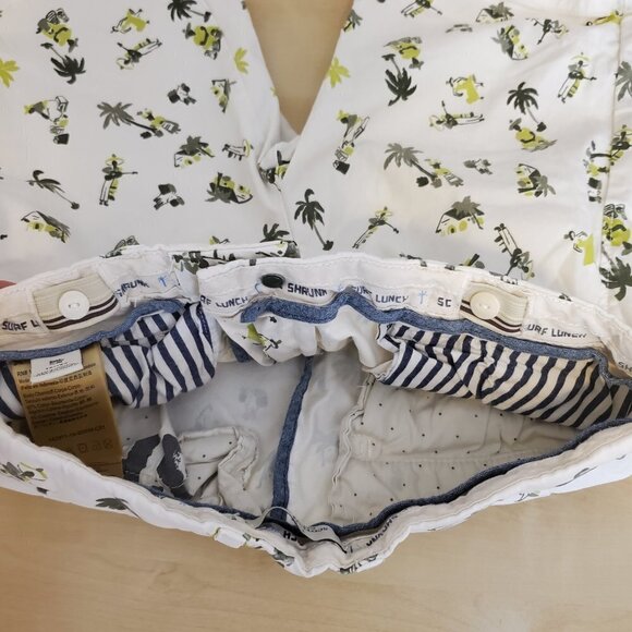 Kids Scotch & Soda Surf Lunch Tropical Graphic Chino Shorts Sz 12/152 EUC! - Picture 5 of 7